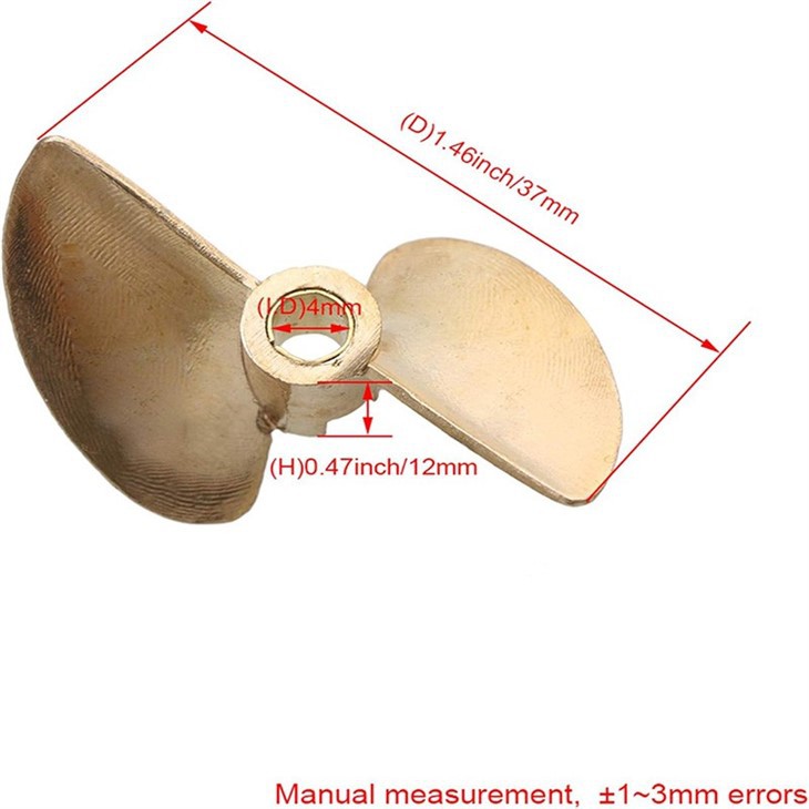 2-Blade Brass Propeller Model Boats high quality